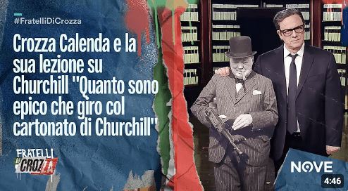 Churchill-Calenda-Crozza, il trio che non ti&nbsp;aspetti