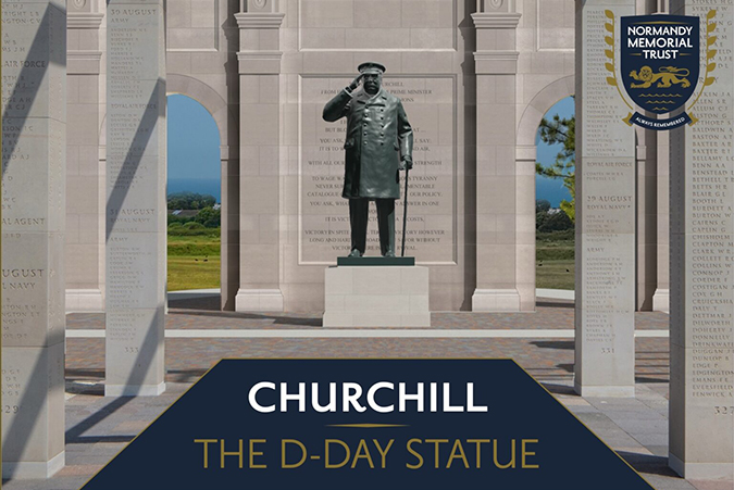 Una nuova statua di Churchill in&nbsp;Normandia