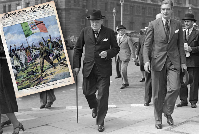 Winston Churchill e Anthony Eded